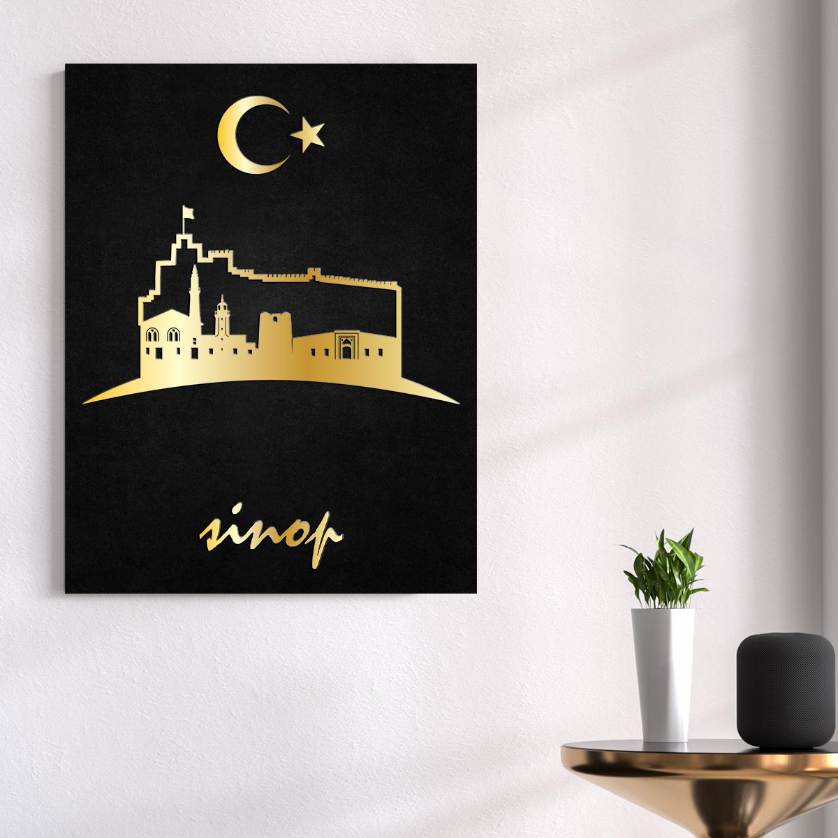 Sinop Temalı Ahşap Tablo