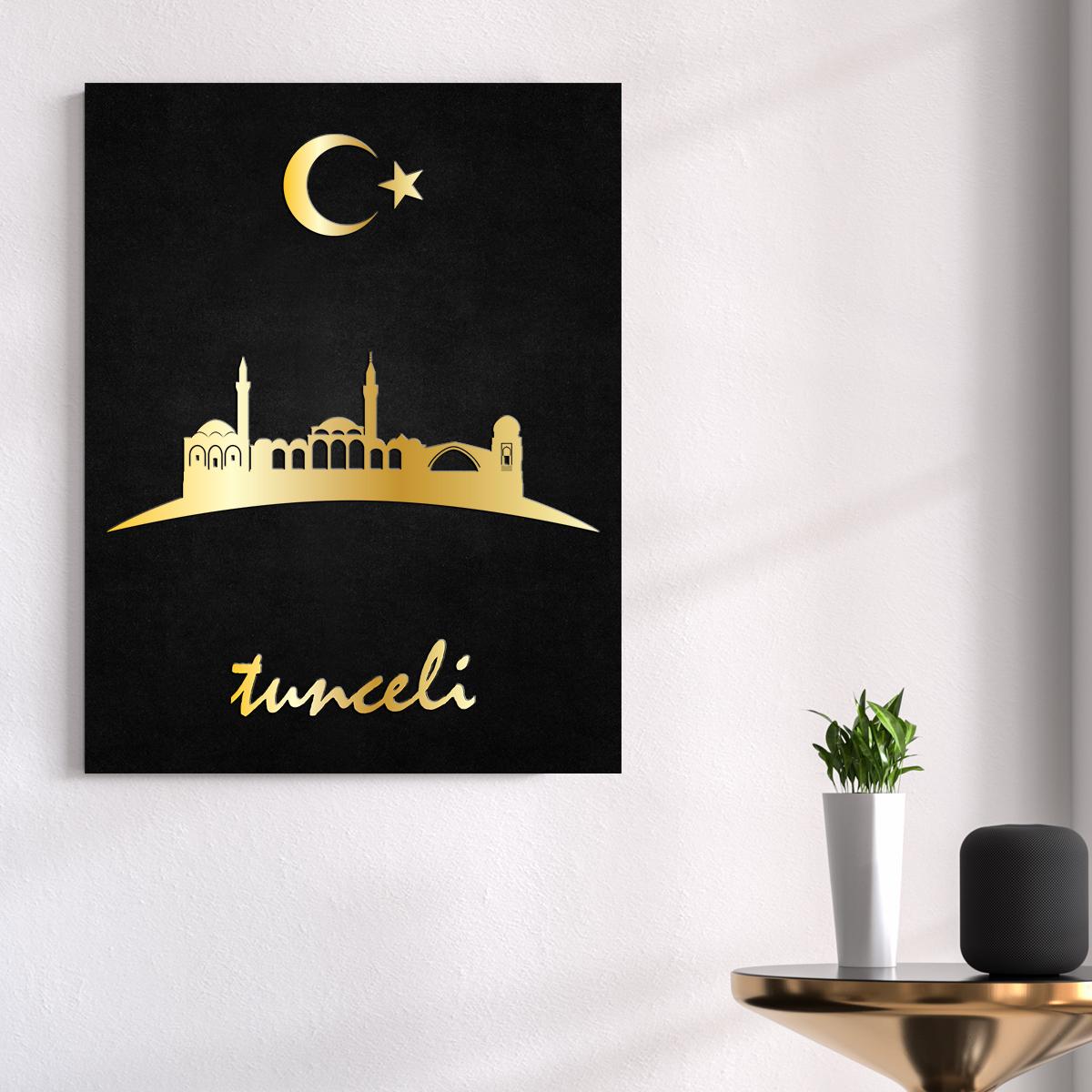 Tunceli Temalı Tablo