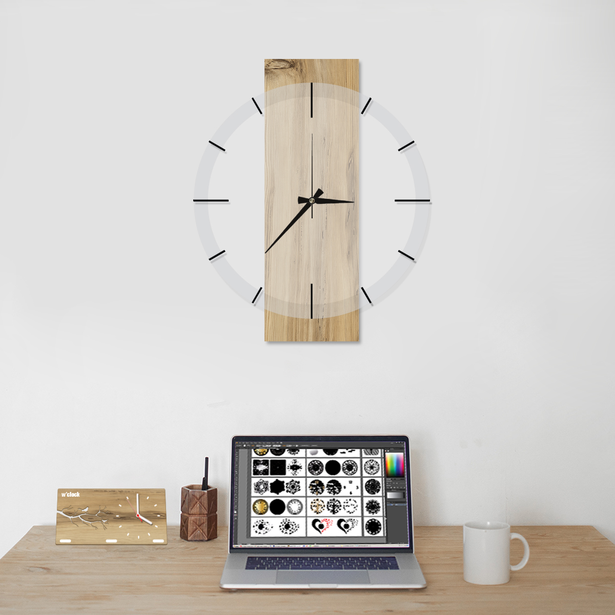 W’clock Dekoratif Duvar Saati