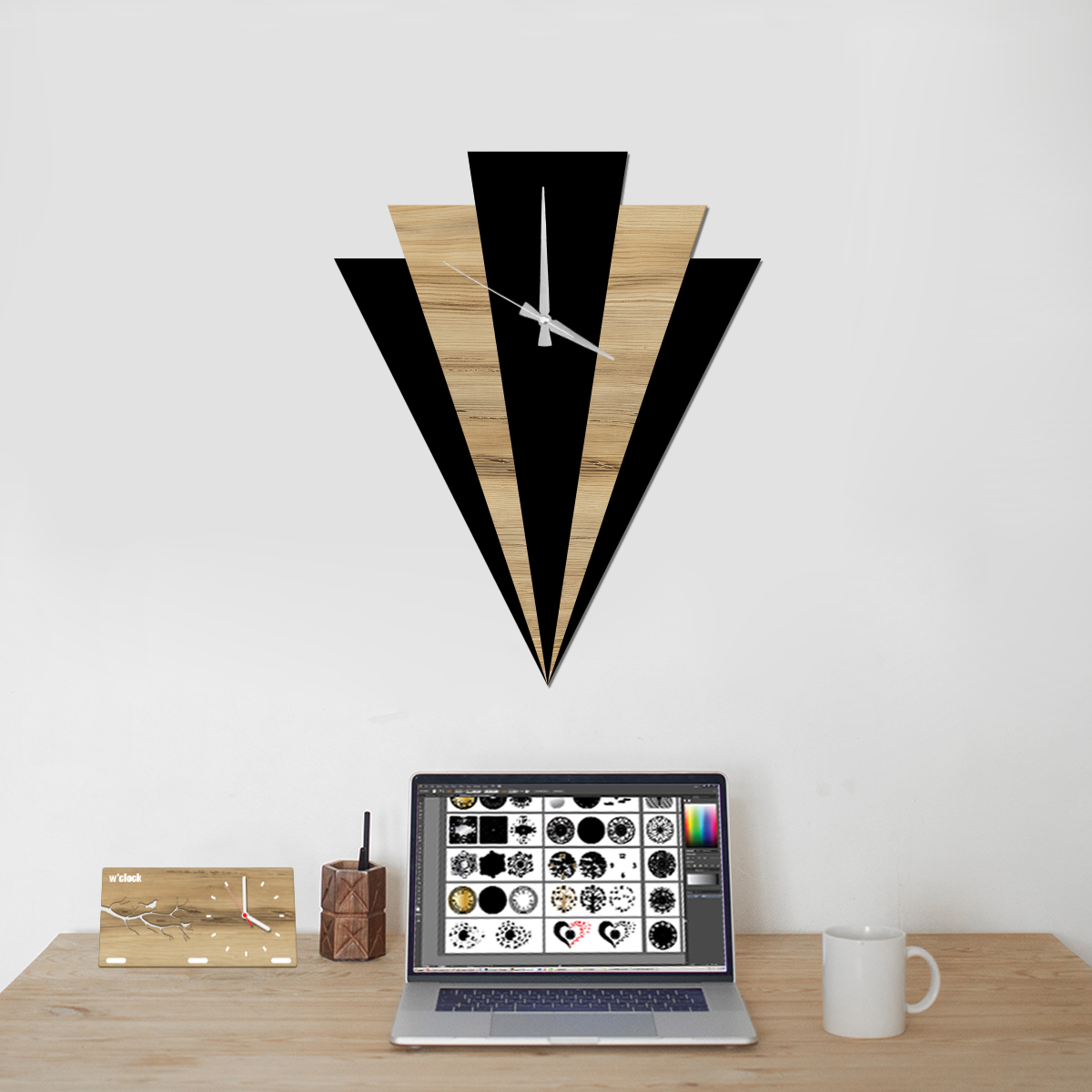 W’clock Dekoratif Duvar Saati