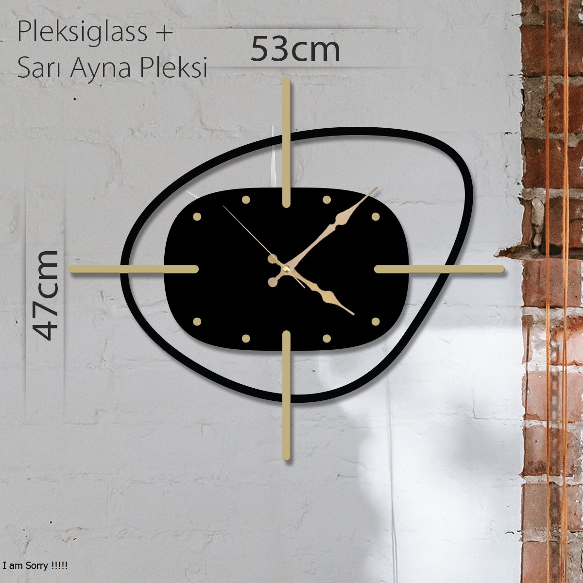 W’clock Dekoratif Duvar Saati