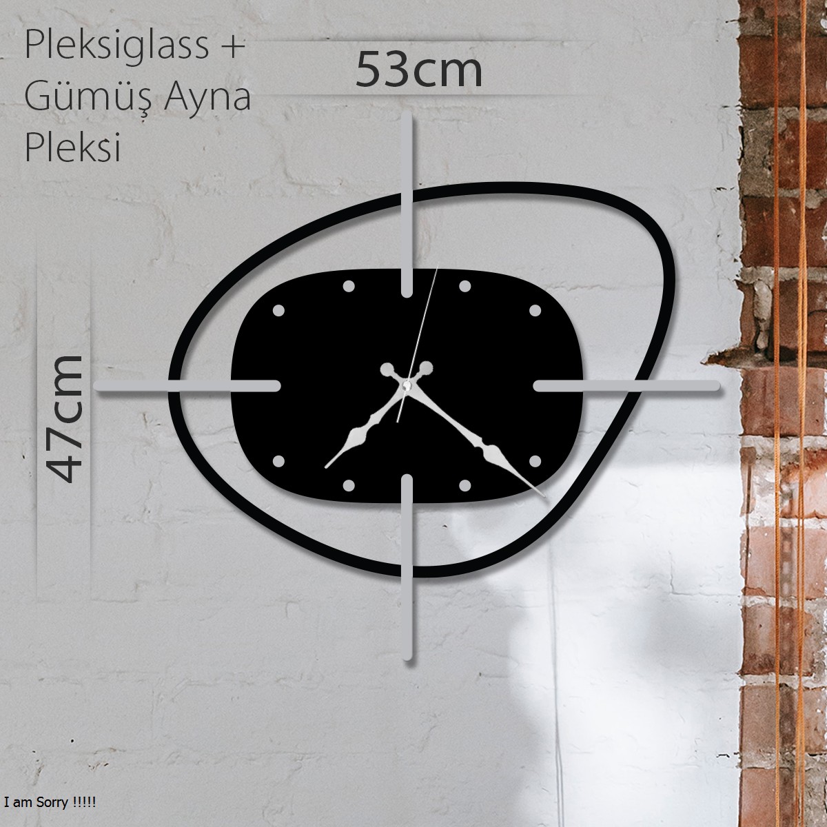 W’clock Dekoratif Duvar Saati