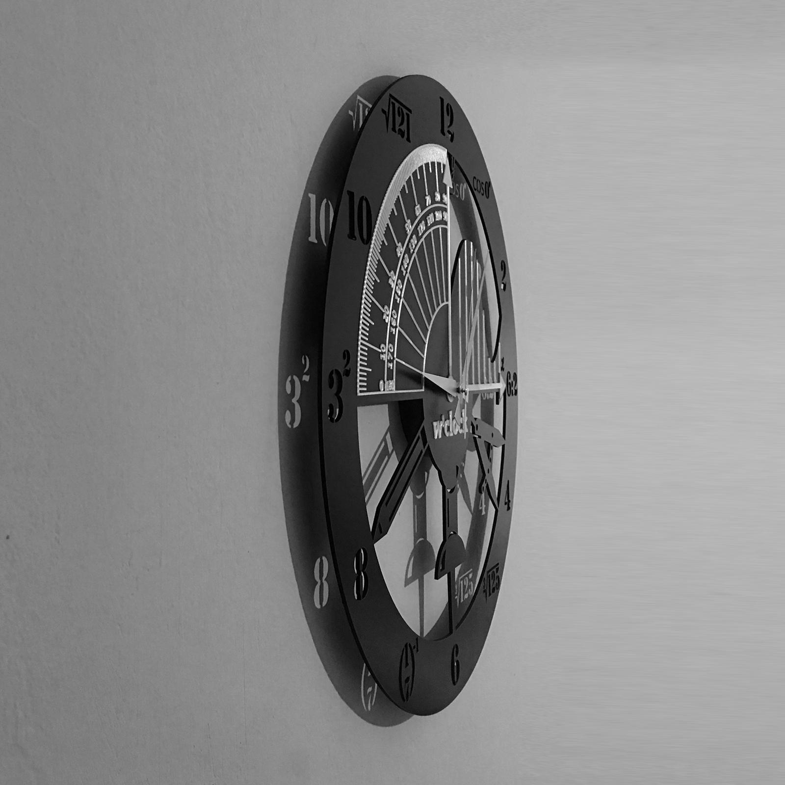 W’clock Dekoratif Duvar Saati - Matematik
