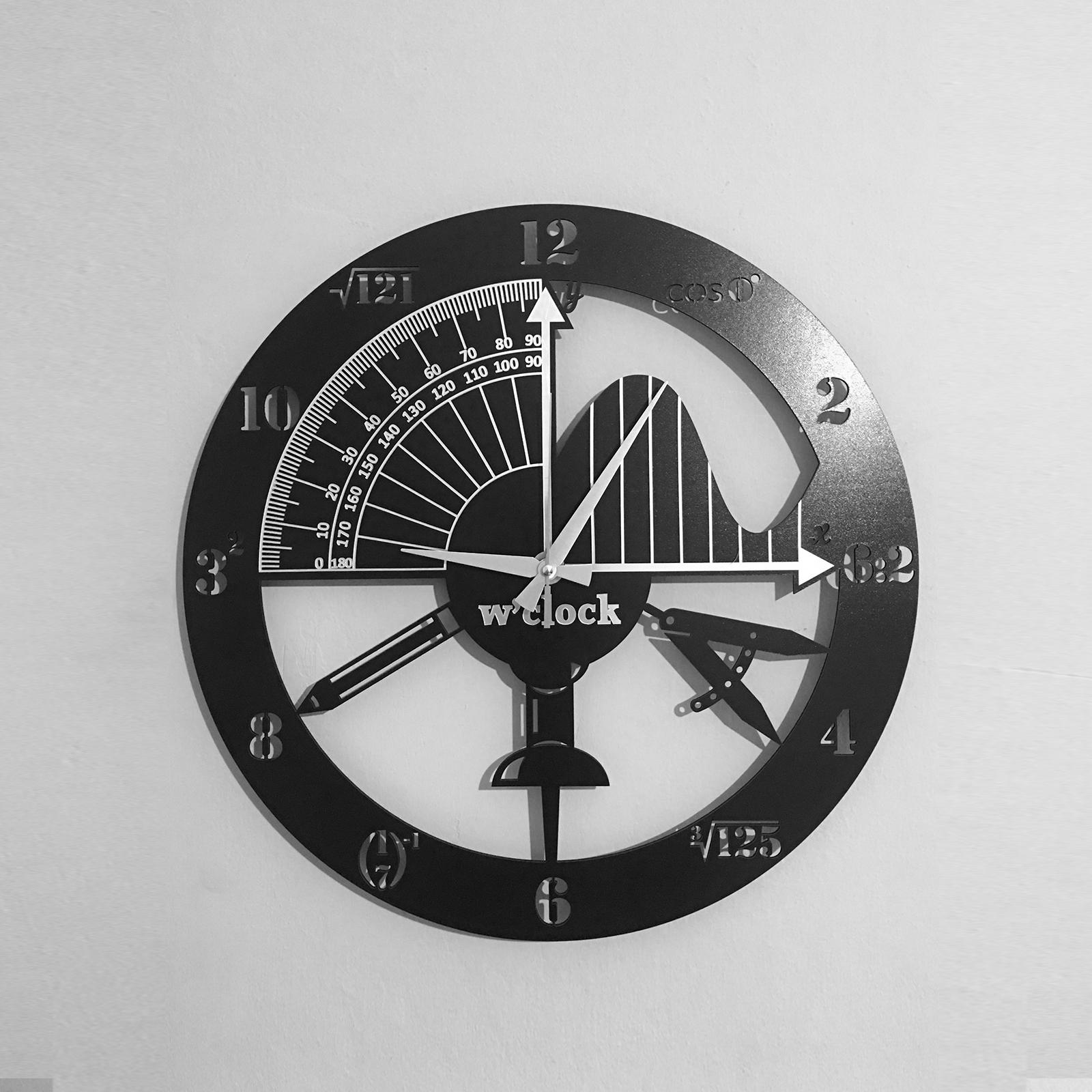 W’clock Dekoratif Duvar Saati - Matematik
