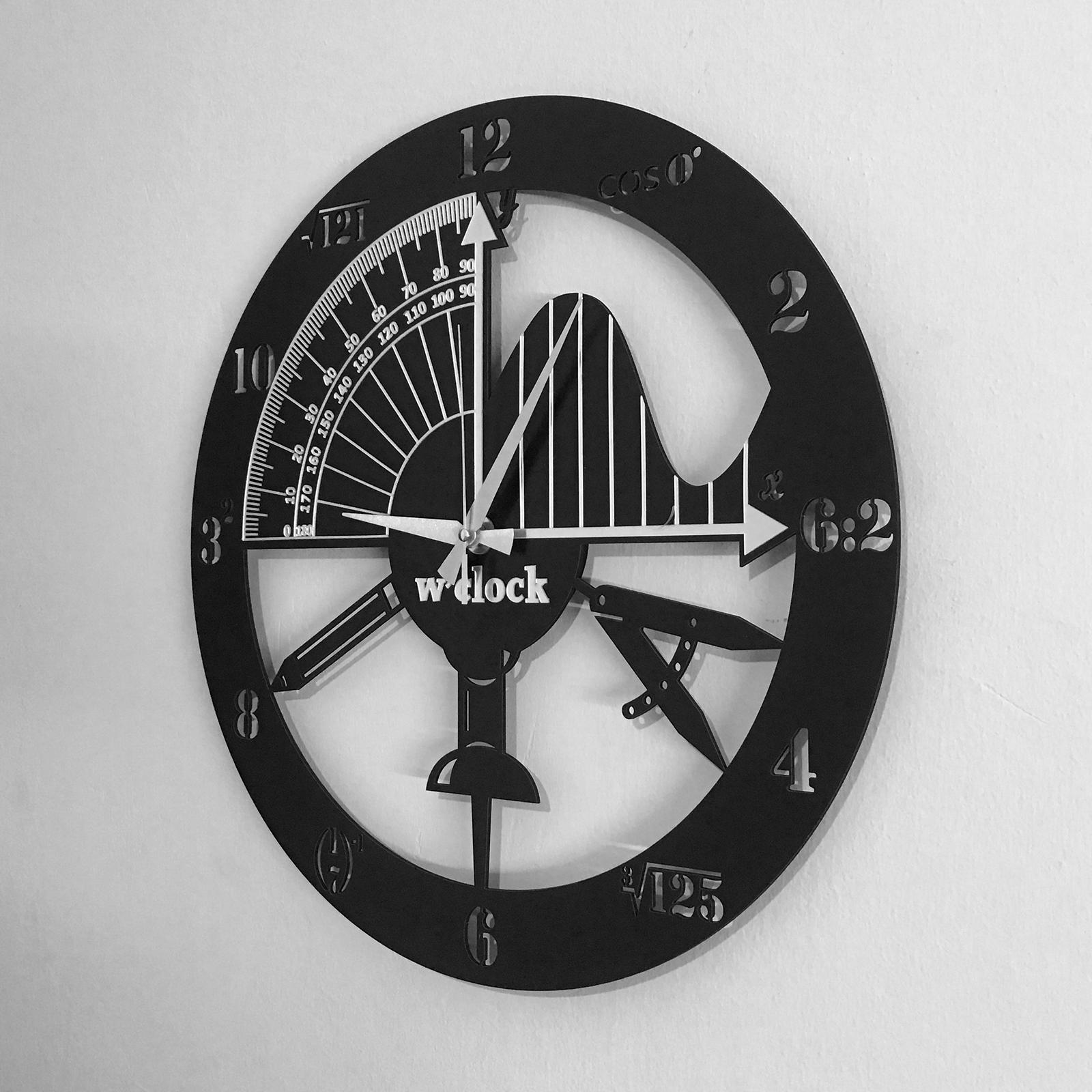 W’clock Dekoratif Duvar Saati - Matematik
