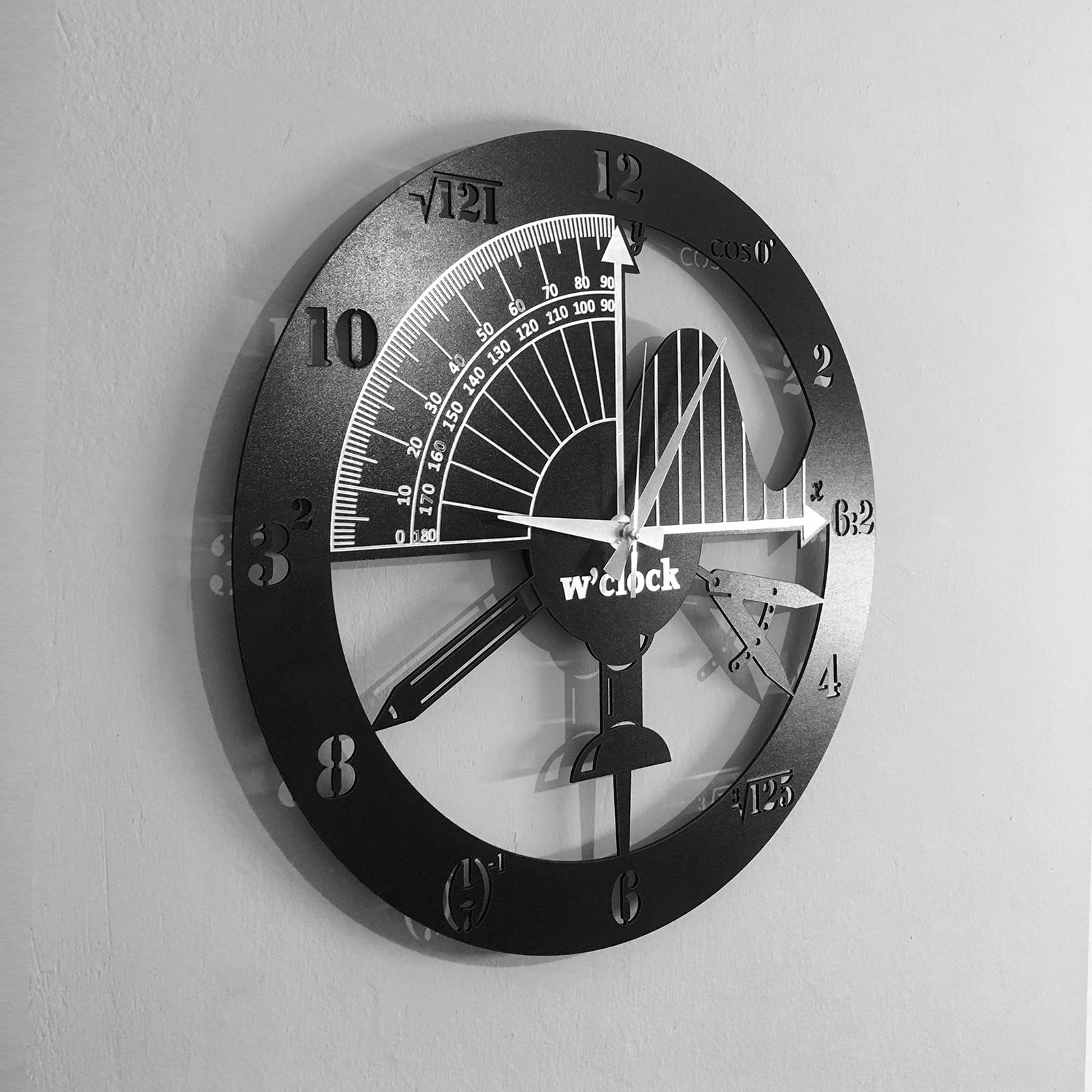 W’clock Dekoratif Duvar Saati - Matematik