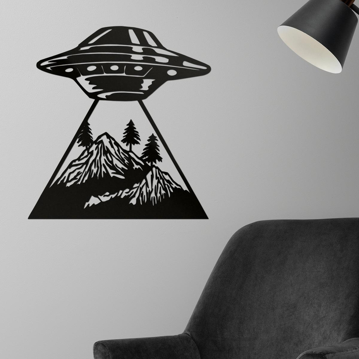 Ahşap Tablo - Ufo