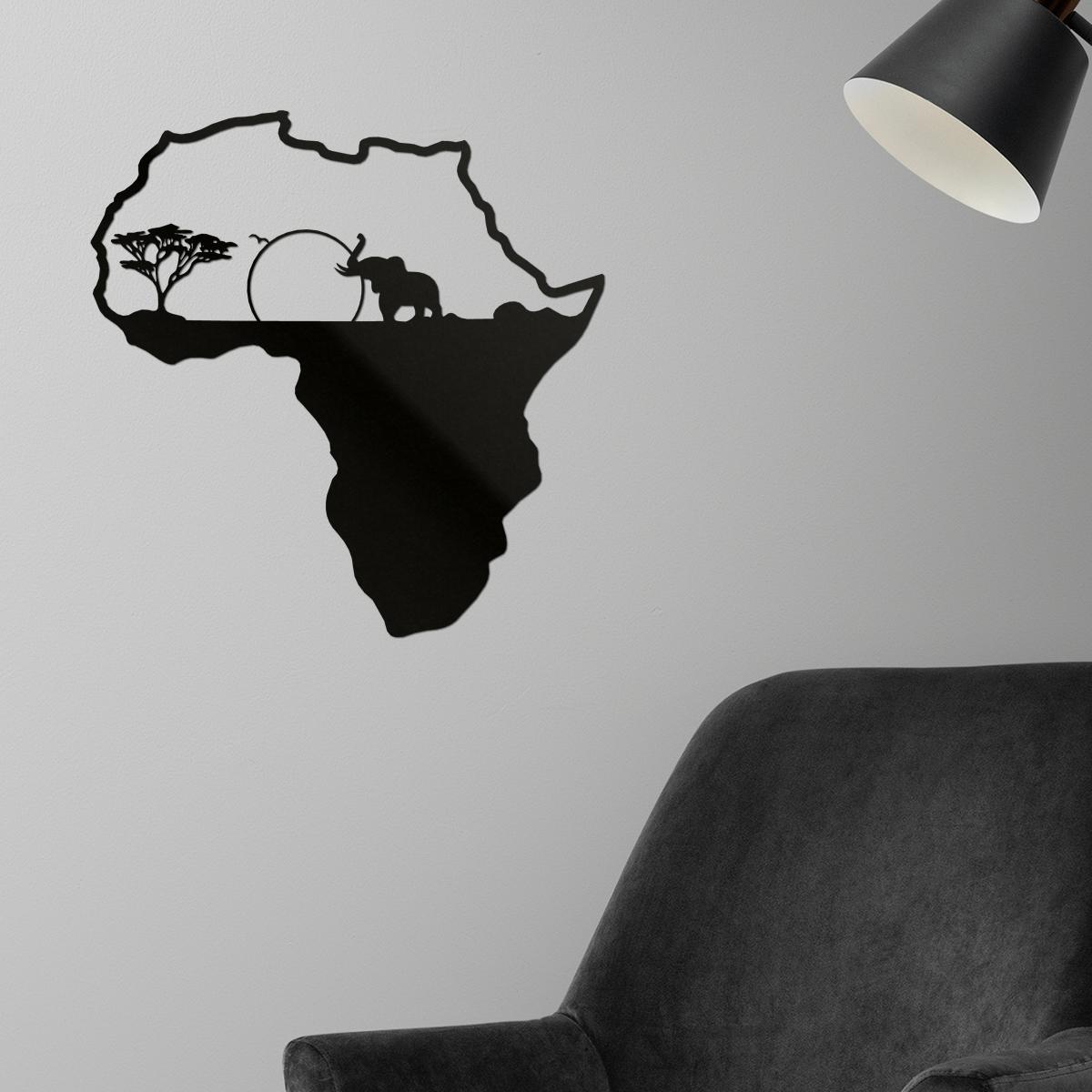 Ahşap Tablo - Afrika